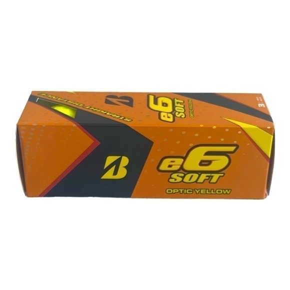 NIB BRIDGESTONE e6 Soft Golf Balls Optic Yellow Straight Distance Accuracy Balls - Picture 2 of 3